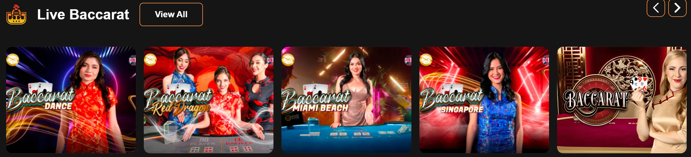 boomingslots casino live baccarat